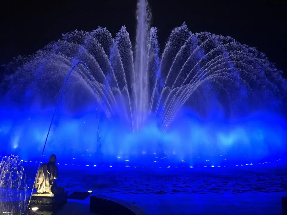 Indoor Fountain With Lights